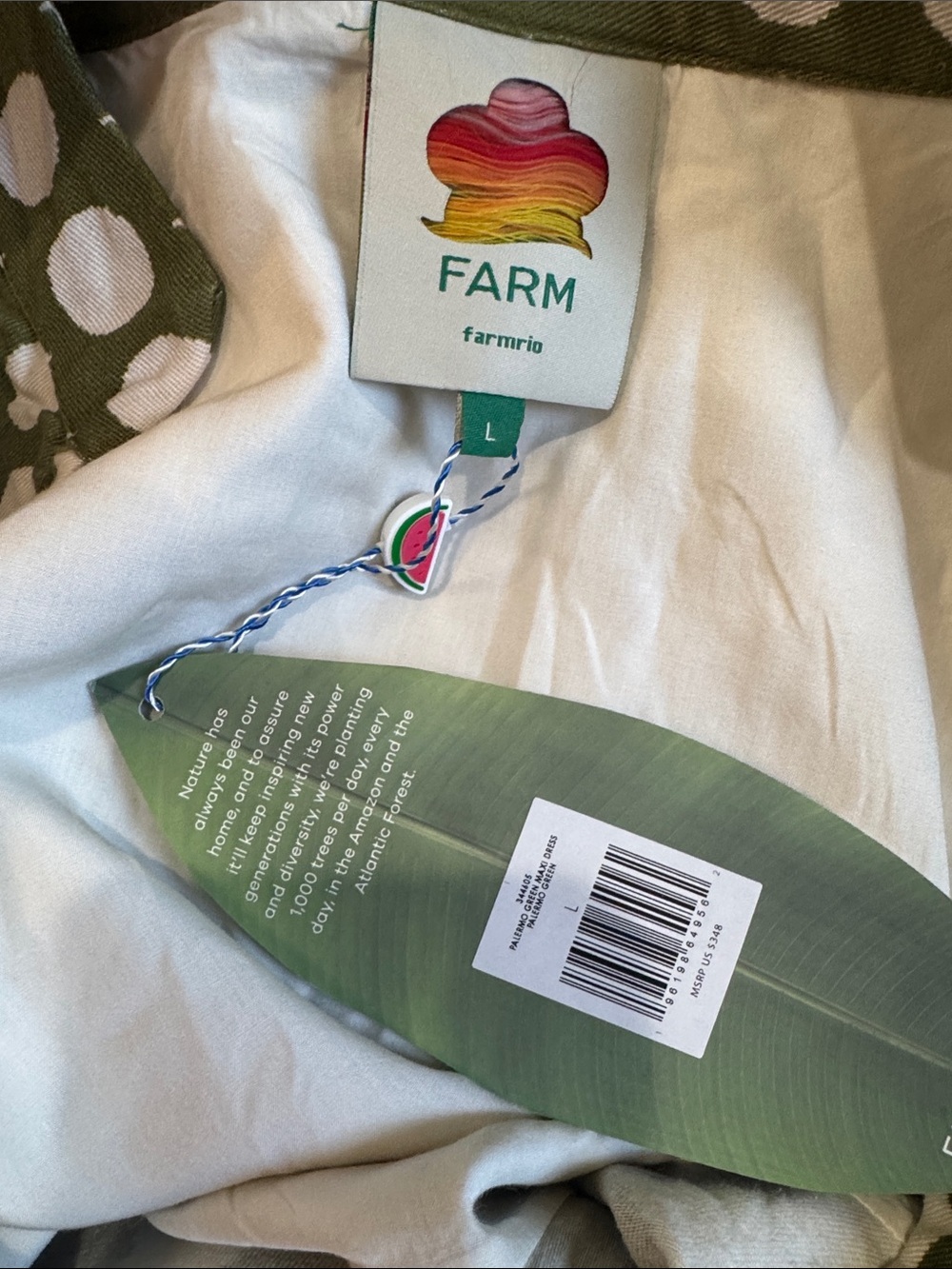 FARM Rio Palmero Maxi Dress with Floral Print #485 - Picture 4 of 7